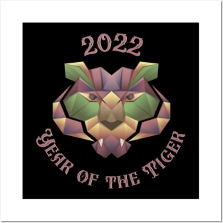 Pastel Abstract Year of the Tiger 2022 Posters and Art